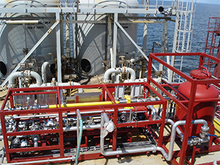 Voraxial compact turnkey solution installed on an offshore FPSO